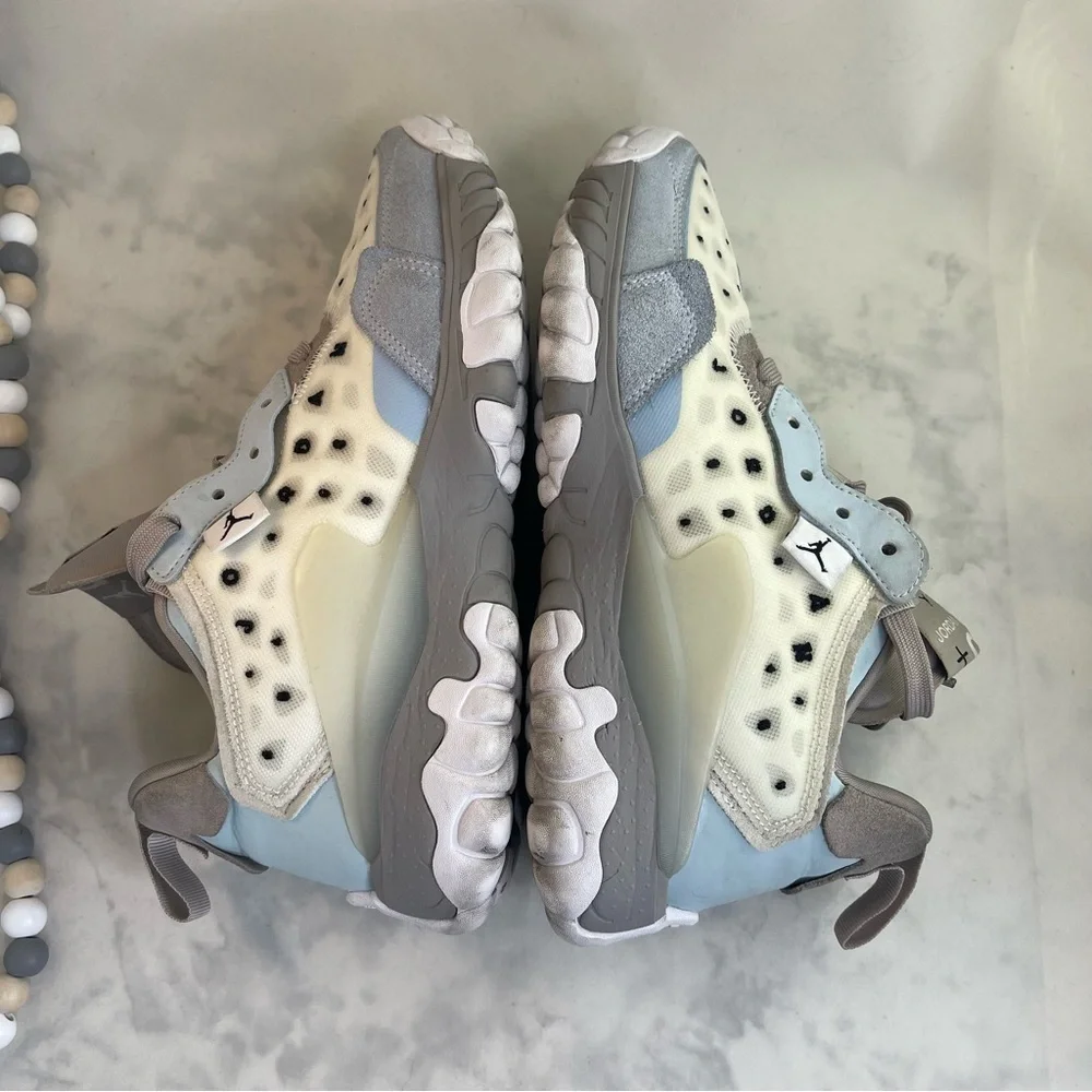 Nike Jordan Delta 2 white/gray/blue womens 8.5 Sneakers